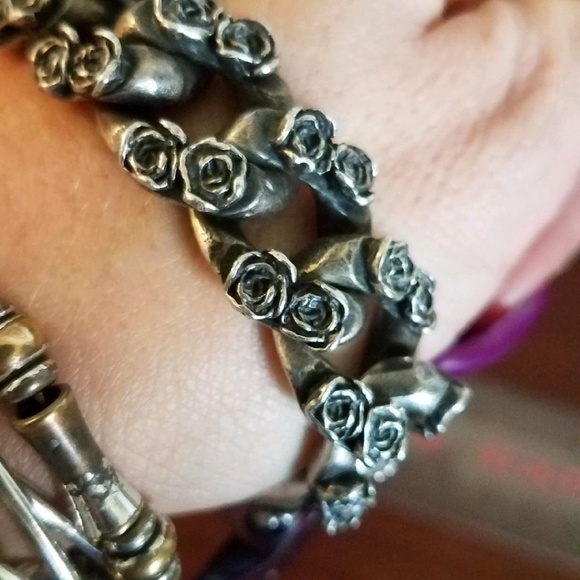 Melrose Artist 925 Silver Custom Men's Bracelet - Picture 2 of 7